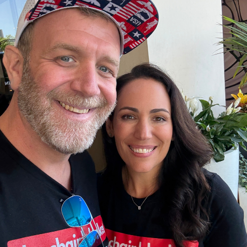 Chris and Tiffany Pitch The Chair Blanket on Shark Tank