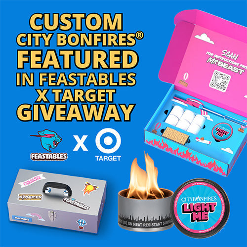 City Bonfires® Chosen for Mr. Beast’s Feastables x Target S'mores Kit Giveaway