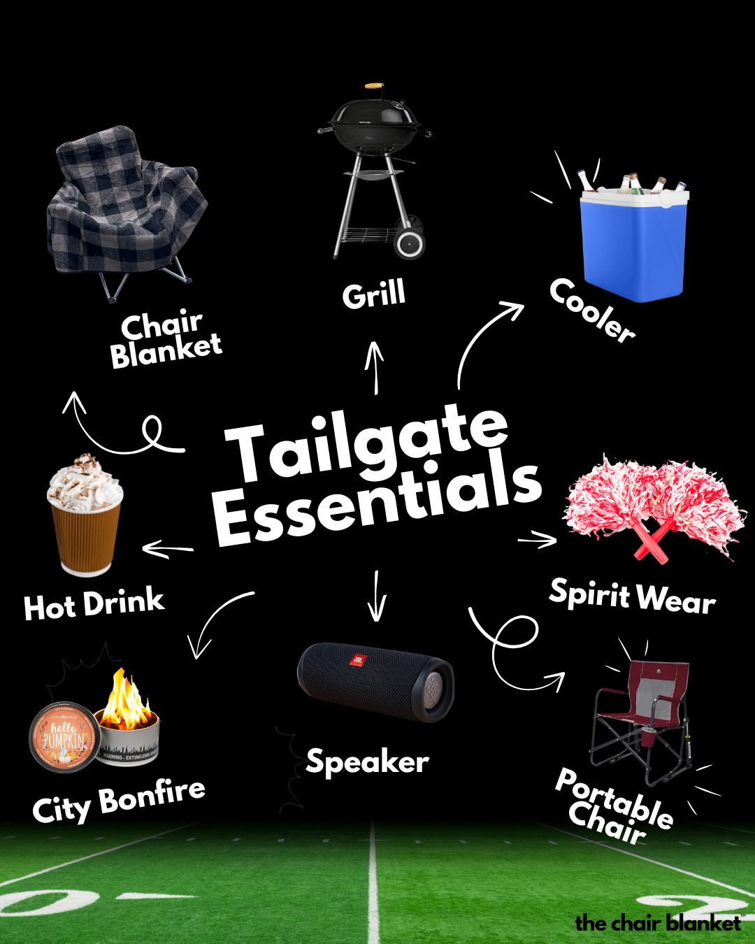 The Ultimate Tailgate Essentials for Fall: Why The Chair Blanket and City Bonfires Are Game Day Must-Haves