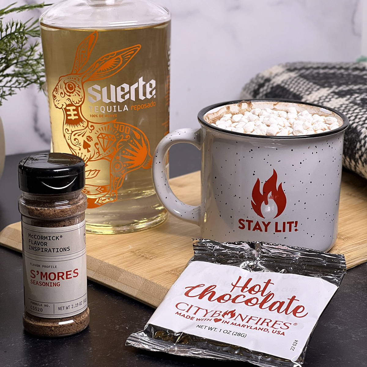 Mexican S’mores Flavored Hot Chocolate with Tequila Recipe - City Bonfires