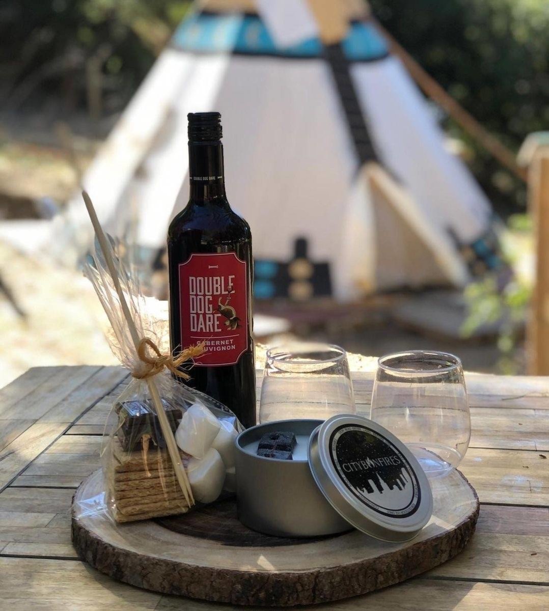 Tiny Bonfires Make Glamping & Camping in California the Best - City Bonfires