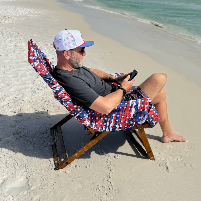 The Beach Towel Chair Blanket™