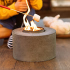 Classic Cylinder Concrete Fire Pit