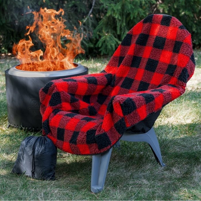 Chair with blanket sale