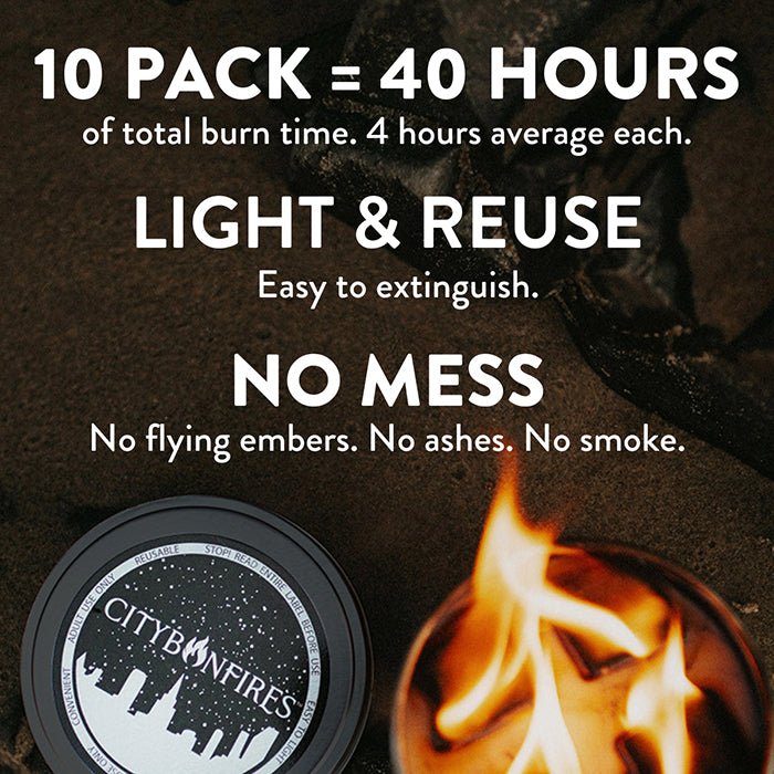 City Bonfire - 10 Pack - City Bonfires