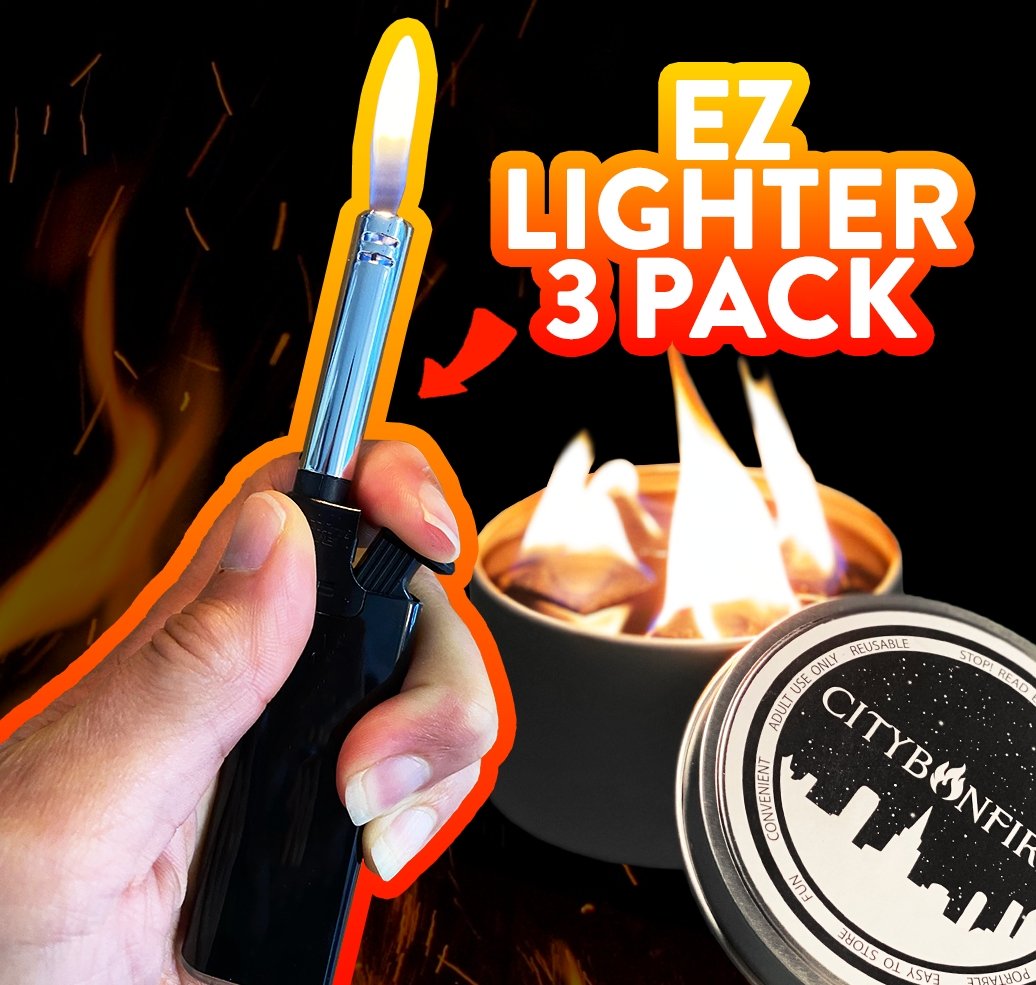 EZ Lighter - Pack of 3 - City Bonfires