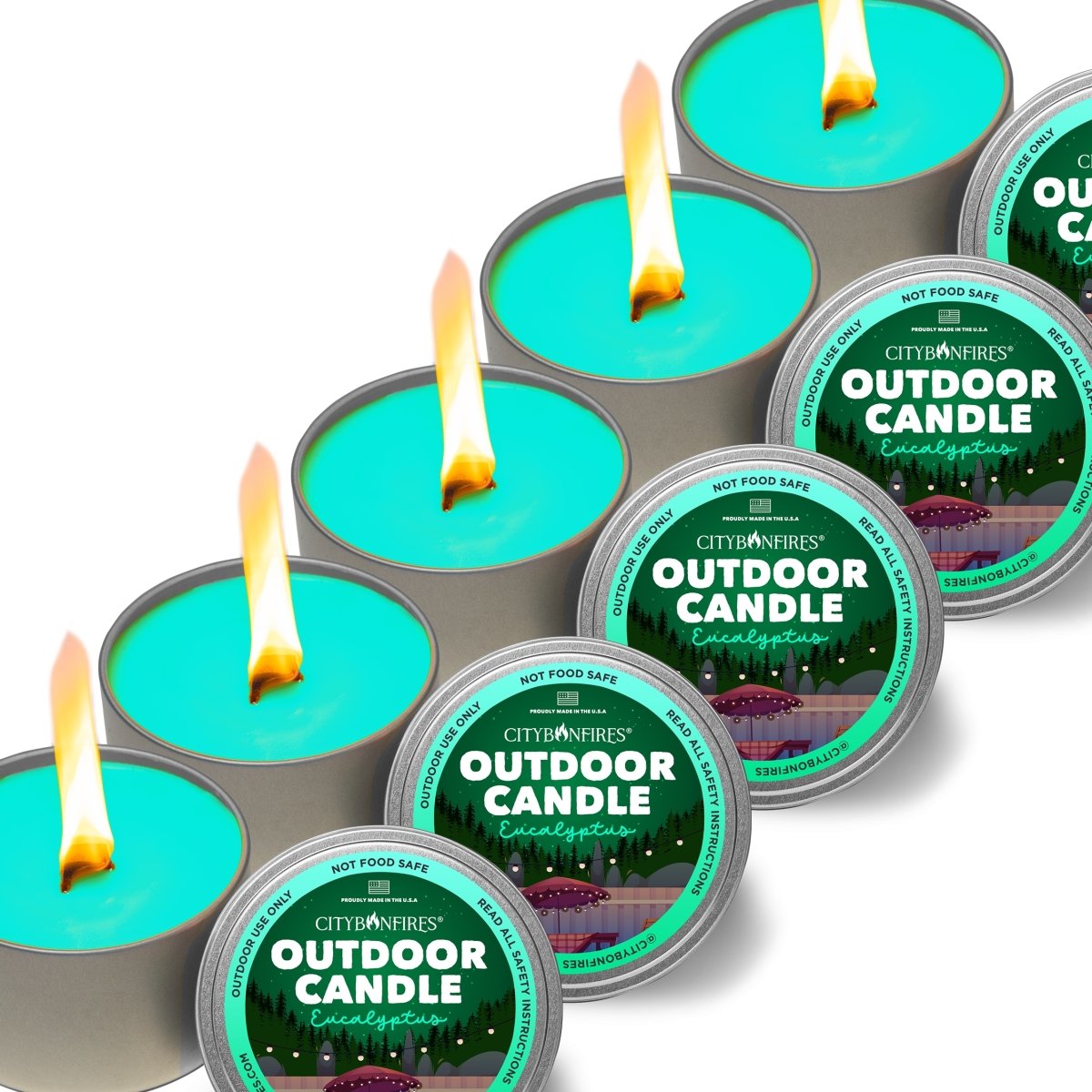 The Outdoor Candle - Eucalyptus - City Bonfires