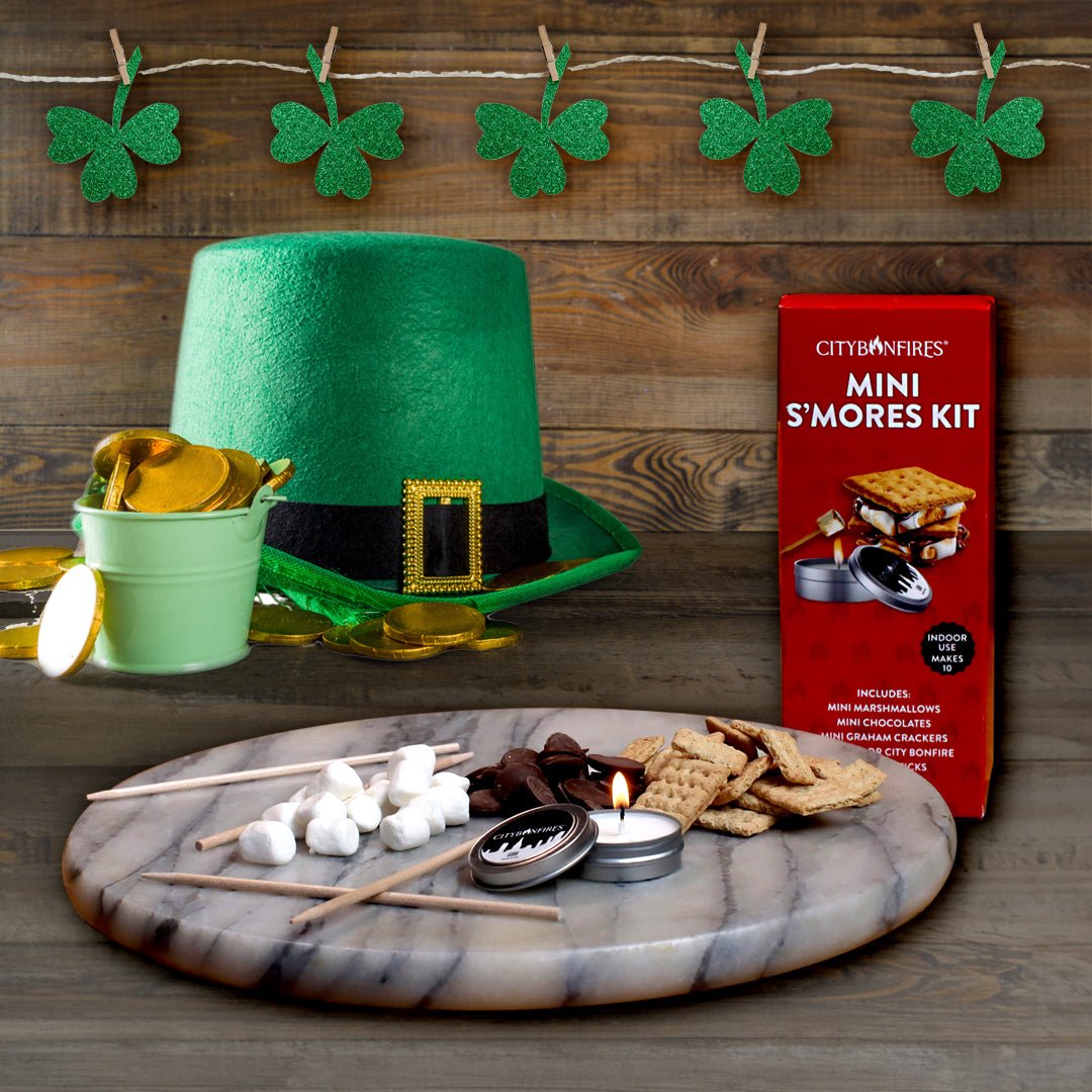 5 Fun Ways to Use City Bonfires Mini Indoor S'mores Kit for St. Patrick's Day! - City Bonfires