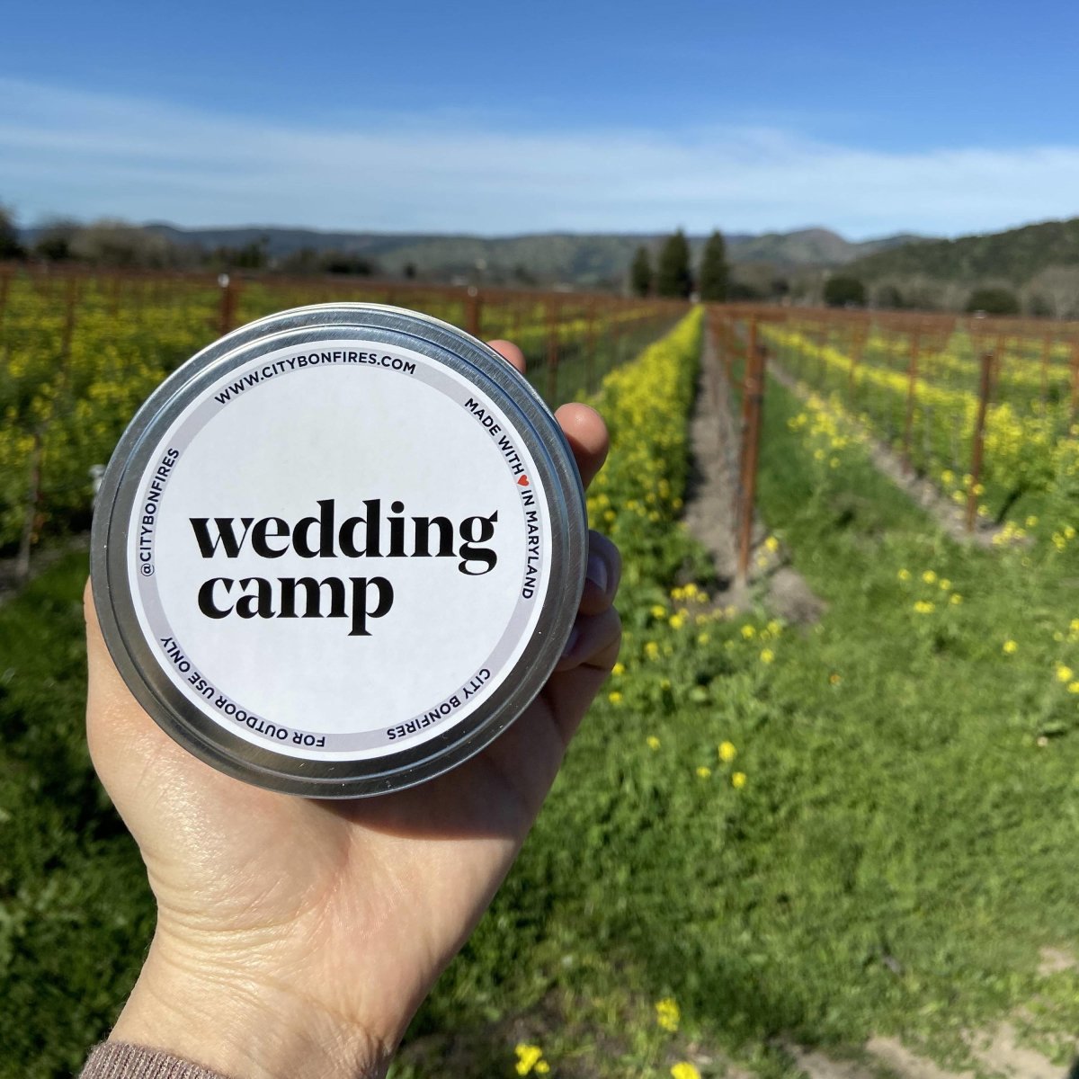 Mini Campfires in Cali are the Best Personalized Wedding Gifts - City Bonfires