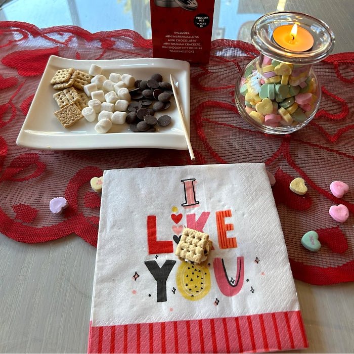 Sweet Illumination: DIY Candy Heart Votive with City Bonfires Mini Indoor S'mores Kit - City Bonfires
