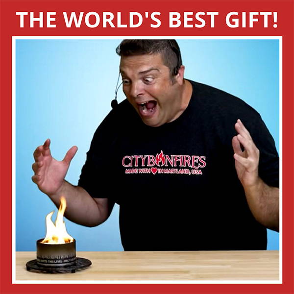 The World’s Best Gift: City Bonfires Portable Fire Pit - City Bonfires