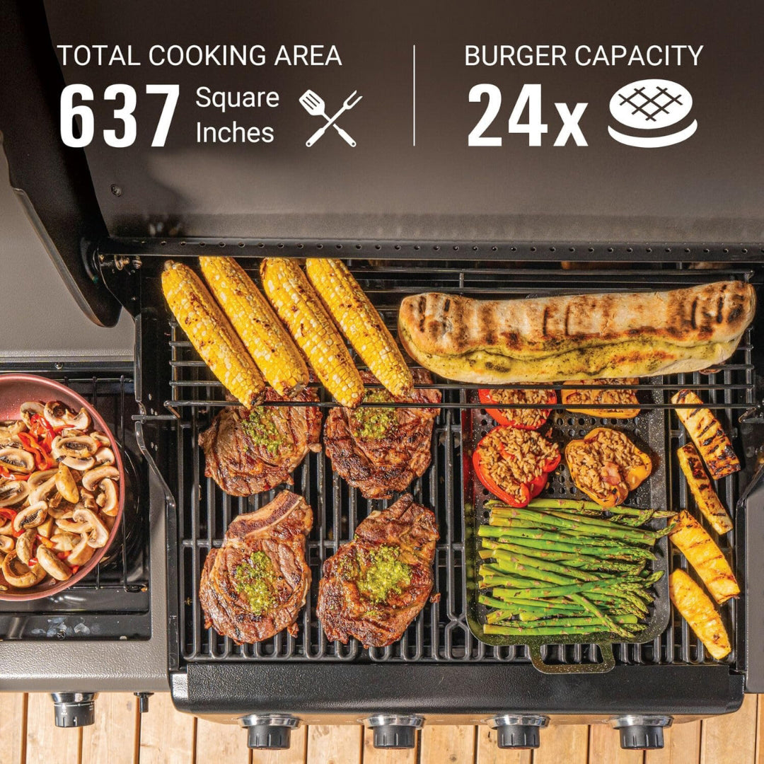 Coleman® Cookout™ 4-Burner Grill, Stainless Steel