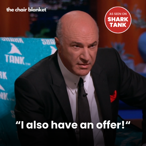Mr. Wonderful, Kevin O'Leary, also made an offer to Chris and Tiffany McCasland of The Chair Blanket on Shark Tank.