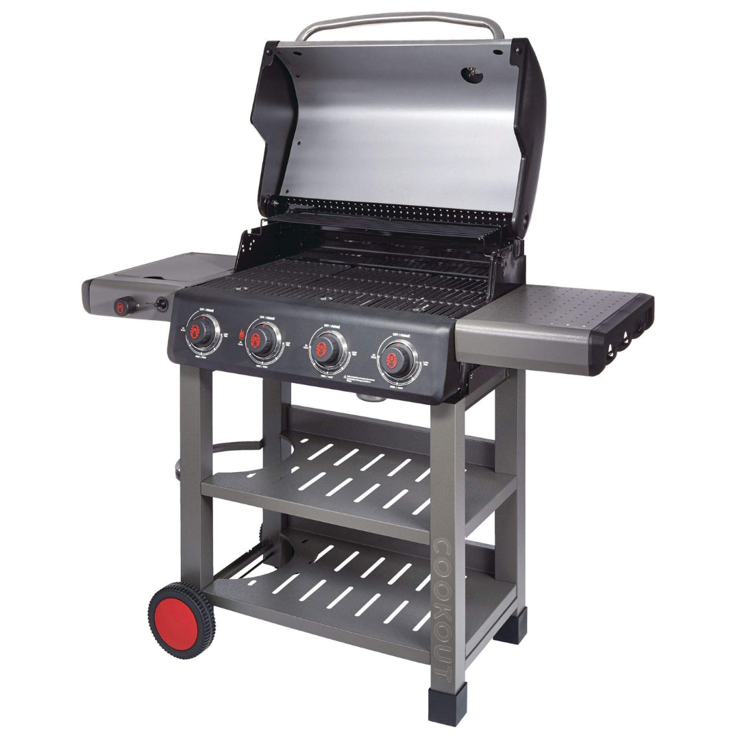 Coleman® Cookout™ 4-Burner Grill, Stainless Steel