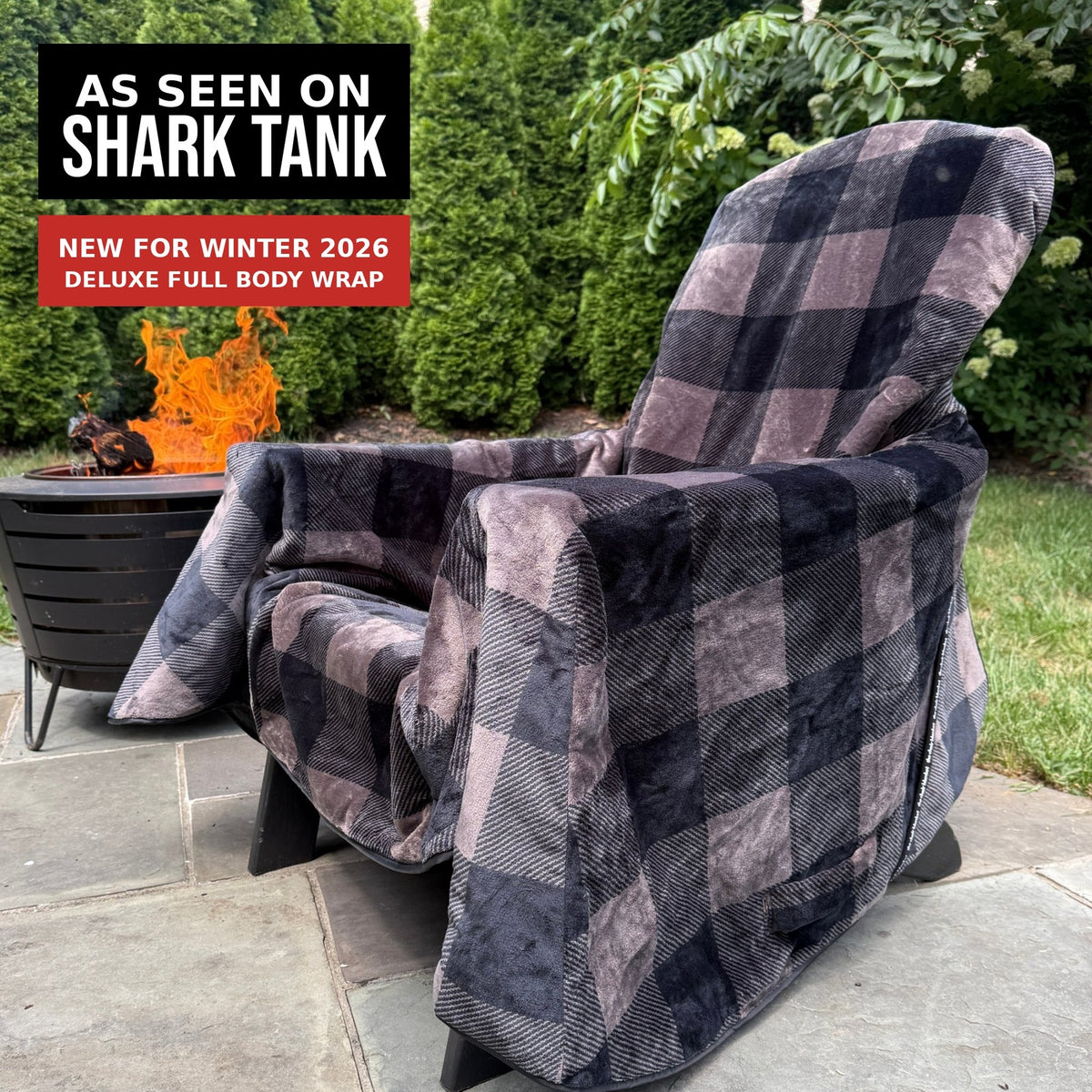 CHBLK-002 Chair Blanket Deluxe fleece close-up