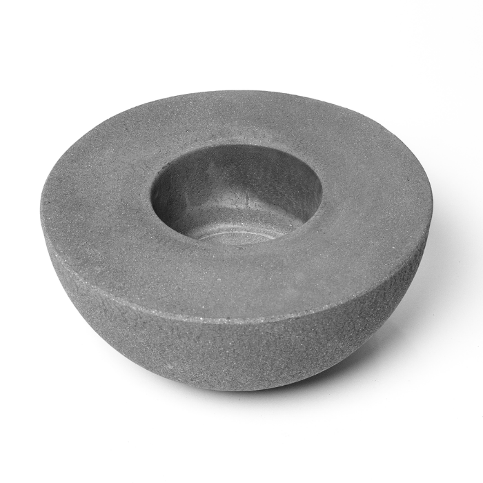 Concrete Semi-Round Fire Pit