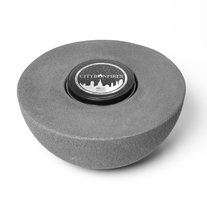 Concrete Semi-Round Fire Pit