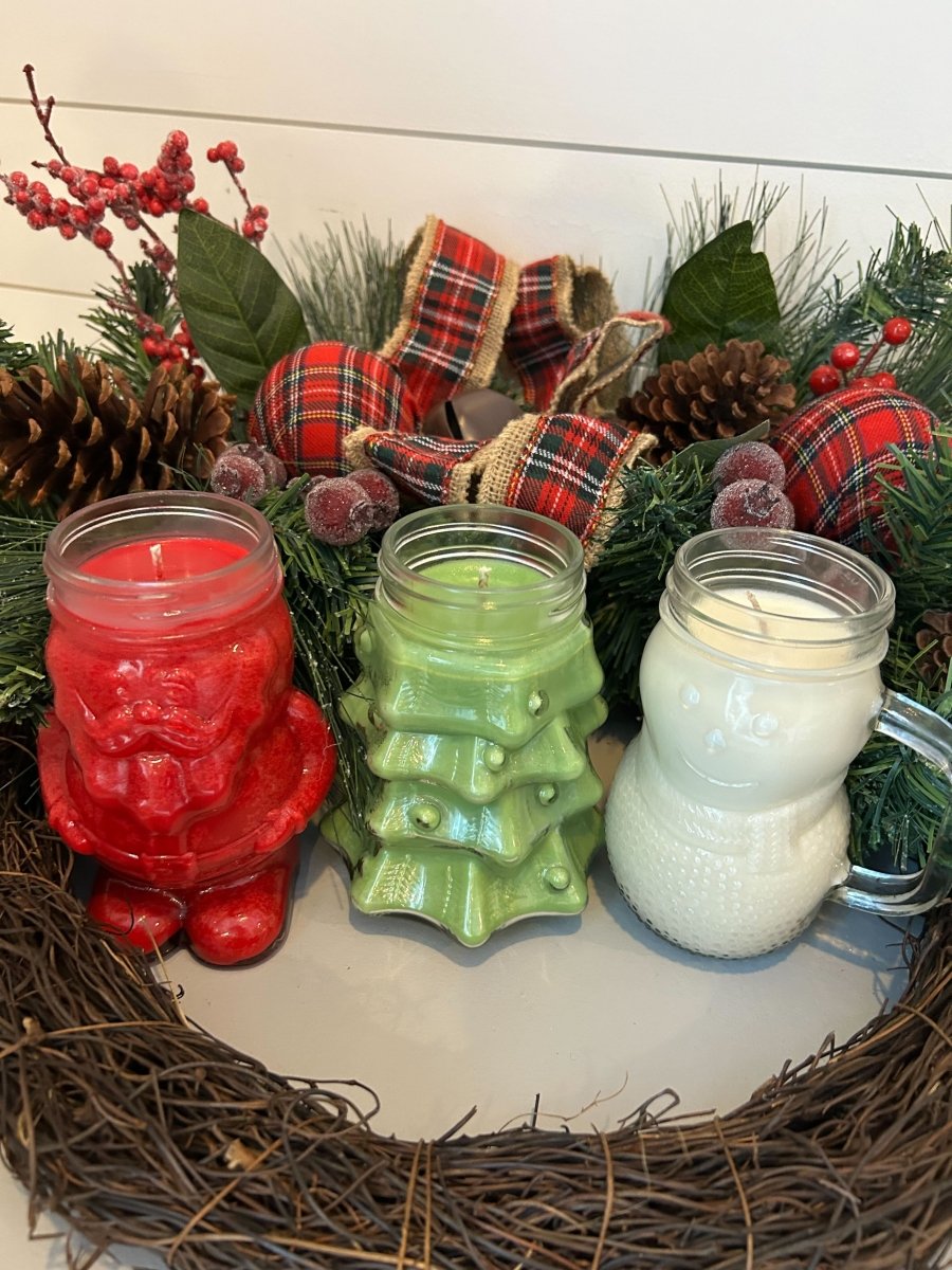 Christmas Tree Mason Jar Candle - City Bonfires