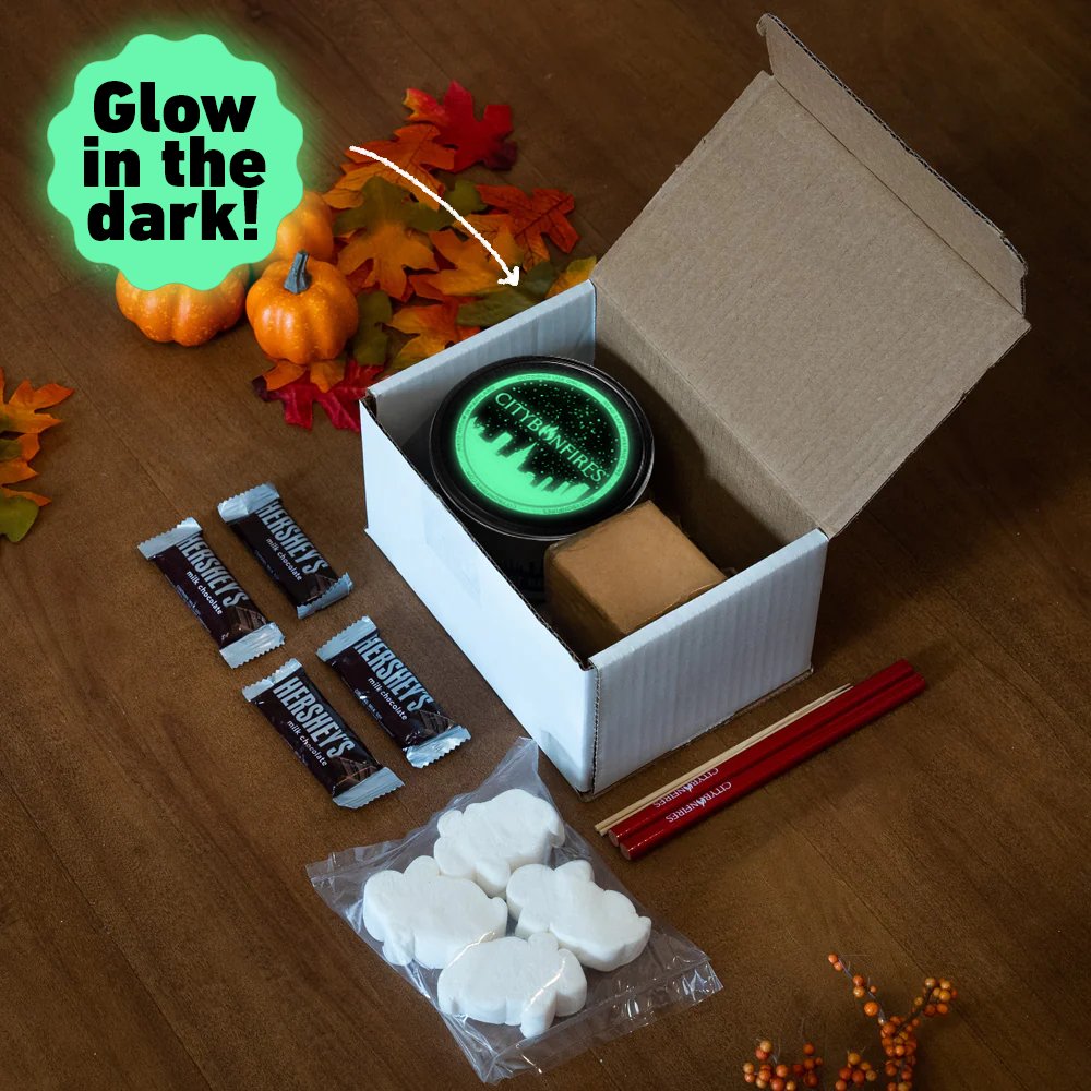 Halloween Glow in the Dark S'mores Night Pack - City Bonfires