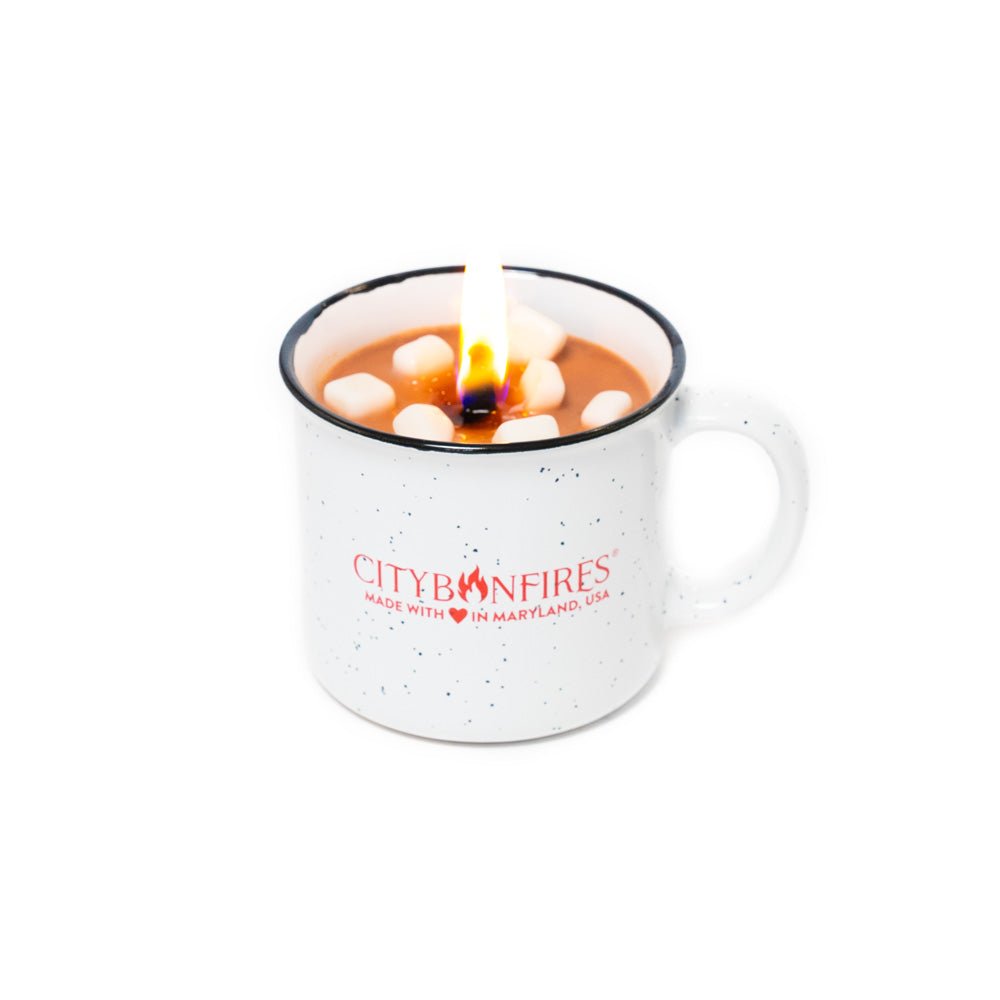 Hot Chocolate Scented Candle Mug - City Bonfires