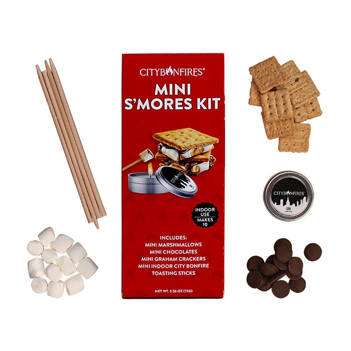 City Bonfires Reusable S'mores Sticks / Marshmallow Roasting Skewers (4-Pack)