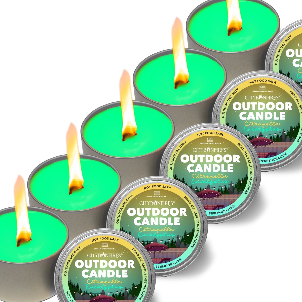 The Outdoor Candle - Citronella and Eucalyptus - City Bonfires