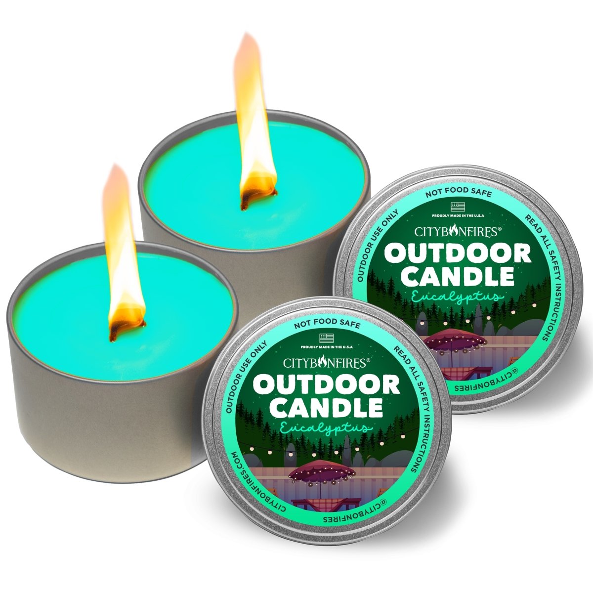 The Outdoor Candle - Eucalyptus - City Bonfires